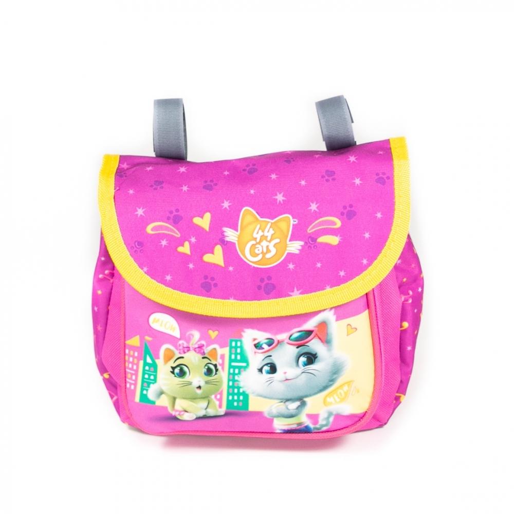 Haberland Kindertasche 44 Cats pink - praktische Fahrradtasche für Kinder