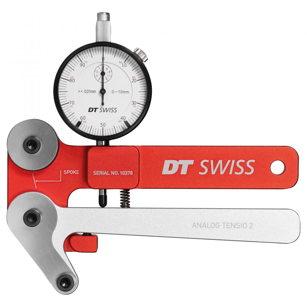 Tensiometer Analog Einheitsgröße Rot/silber - Präzise Speichenspannungsmessung