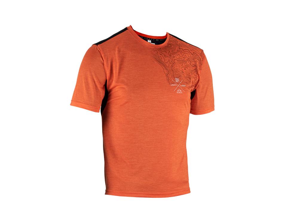 Leatt MTB Trail 1.0 Jersey Kurzarm S Flame - Ultraleichtes Funktionsjersey