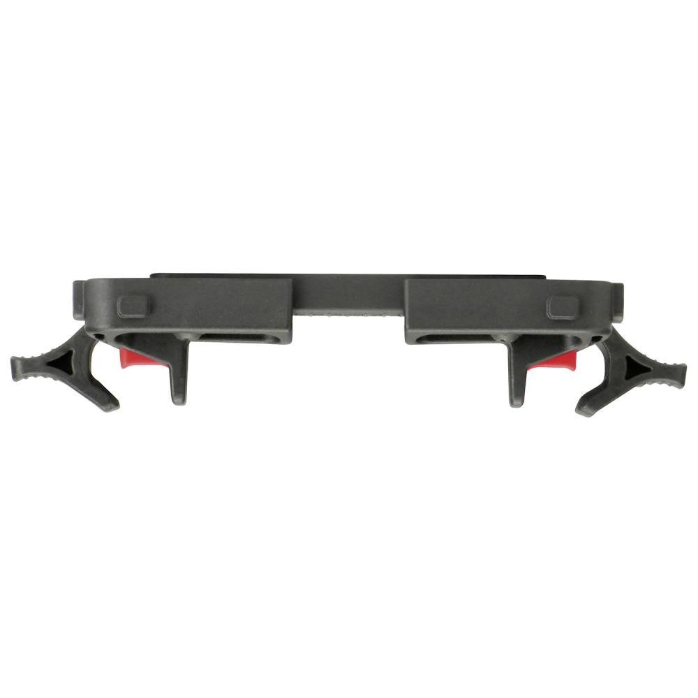 KlickFix Zubehörhalter UNIKLIP 2 schwarz für Gepäckträgermontage Größe 3,7x22x17 cm