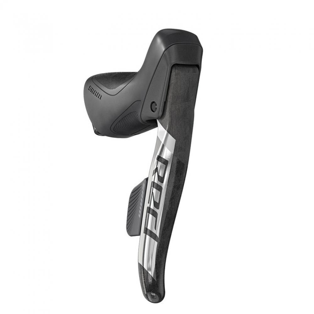 SRAM Red AXS D1 links DISC Schalt-/Bremseinheit. Präzise Kontrolle für Rennrad-Performance.