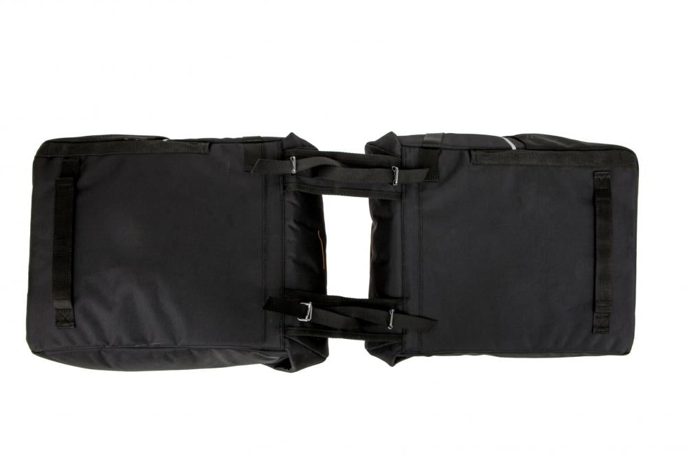 New Looxs Doppelpacktasche Vigo Double Black Orange 2x 18 l Orange - geräumige Gepäckträgertasche
