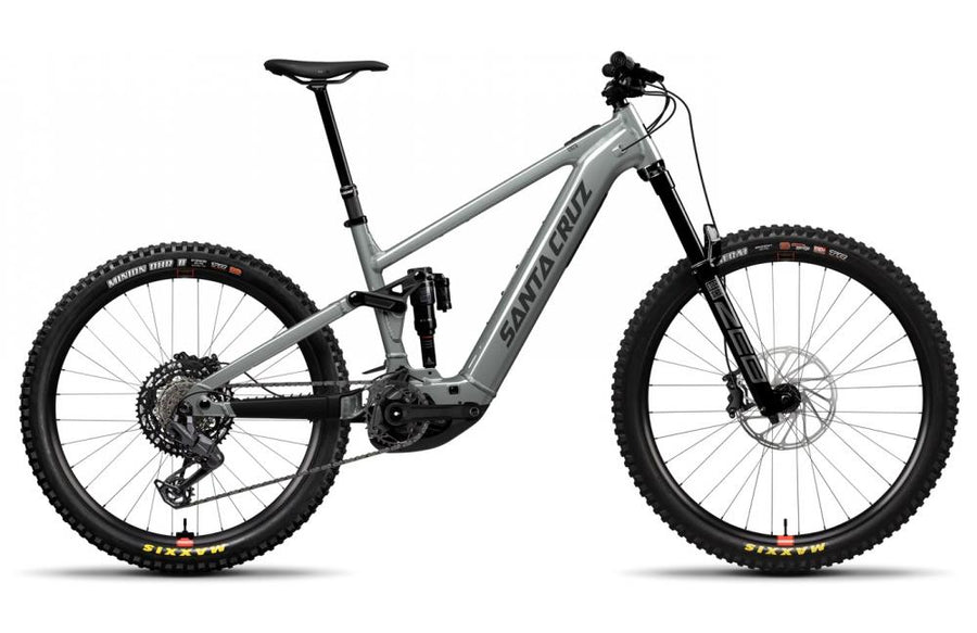 Santa Cruz Vala AL 70 E-MTB Gr. L Gloss Lunar Gray, Aluminium, Bosch Performance CX, 600 Wh, MX, 160 mm, 150 mm