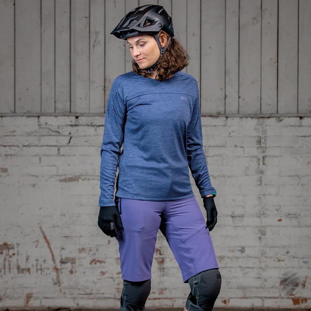 IXS Sports Division iXS Flow X Women longsleeve jersey 36 Grape - atmungsaktives Trail-Trikot