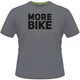 Merida T-Shirt MORE BIKE Edition Herren L Grau - komfortables Bike-Lifestyle Shirt