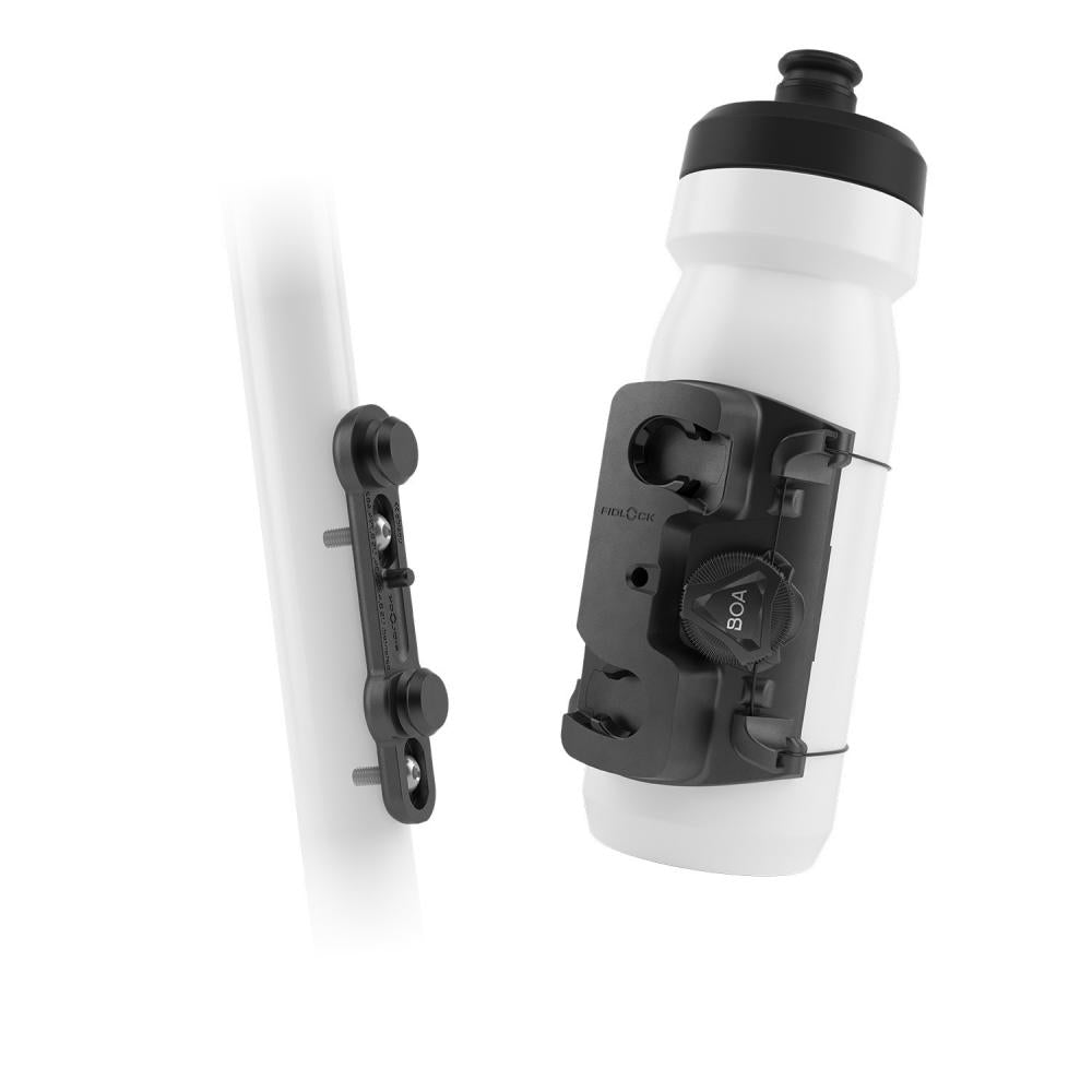 Fidlock TWIST Uni Connector + Bike Base  universeller Flaschenhalter mit BOA® Fit System für Flaschen bis 80 mm Durchmesser, inklusive magnet-mechanischer Halterung