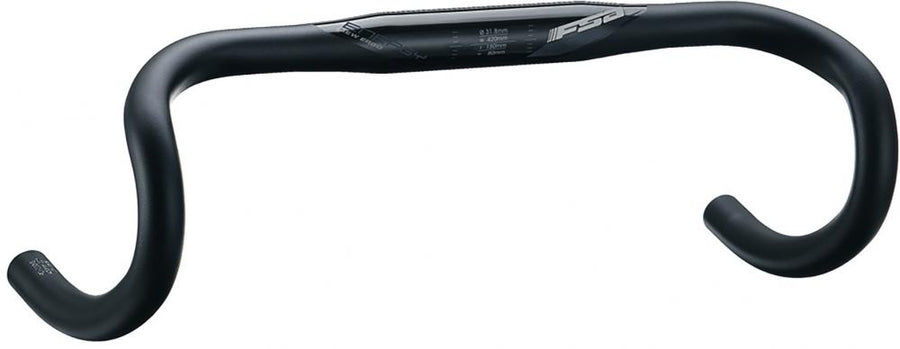 FSA Energy New Ergo Lenker 31,8 x 400 mm Schwarz - Leicht & ergonomisch