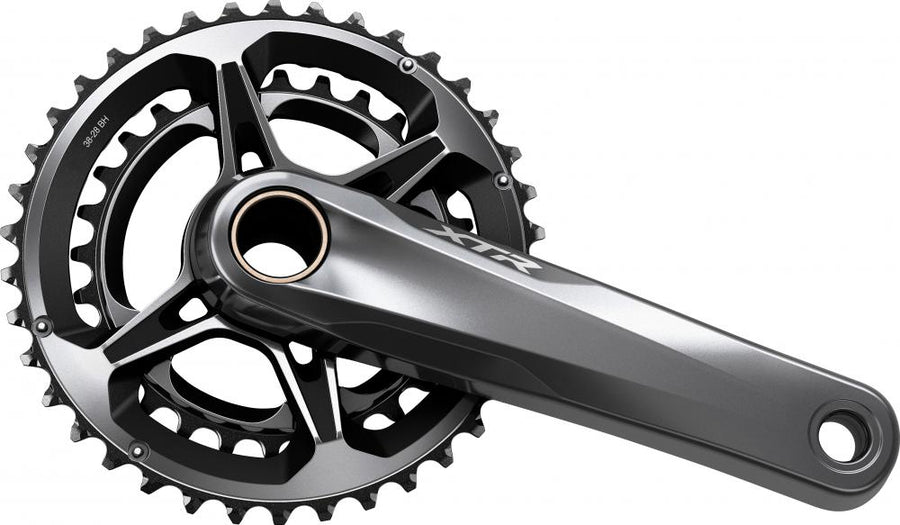 SHIMANO Kurbelgarnitur XTR FC-M9120-B2 Kurbelgarnitur - 12-fach, 165 mm, 38-28 Zähne, 28 Zähne