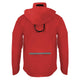 CHIBA Rainjacket - wasserdichte, atmungsaktive XXL Regenjacke für Radsport, rot
