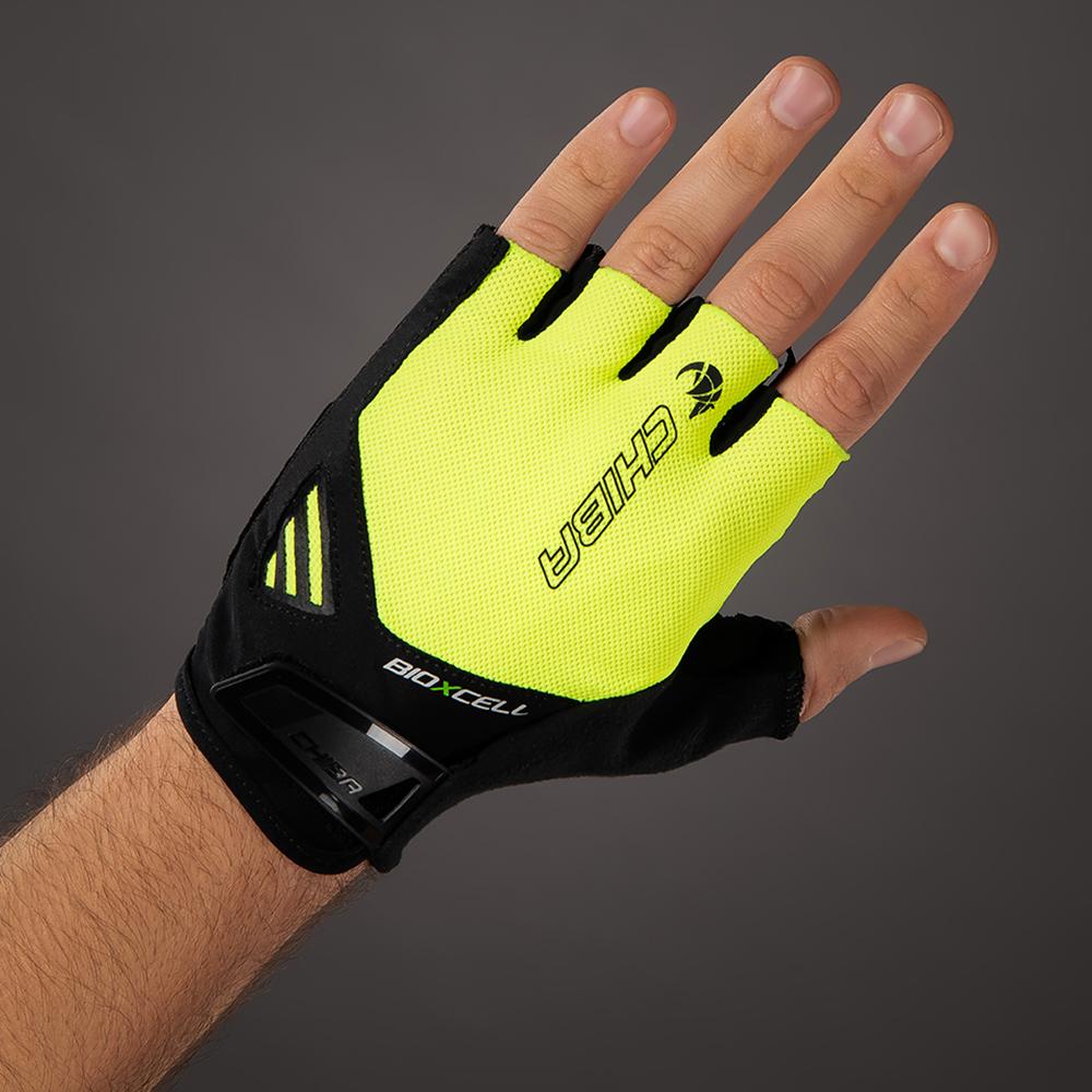 CHIBA BioXCell Air - Radhandschuhe neongelb, 3XL, BioXCell-Polsterung, atmungsaktiv