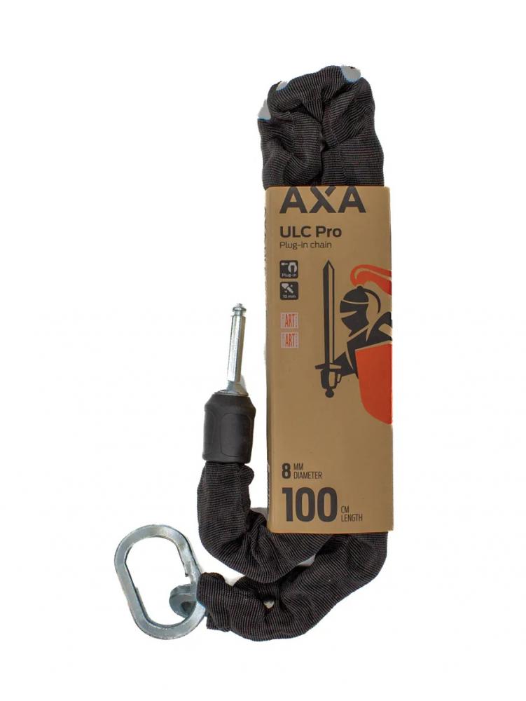 AXA ULC Pro Einsteckkette 100 cm, 8 mm - Schwarz