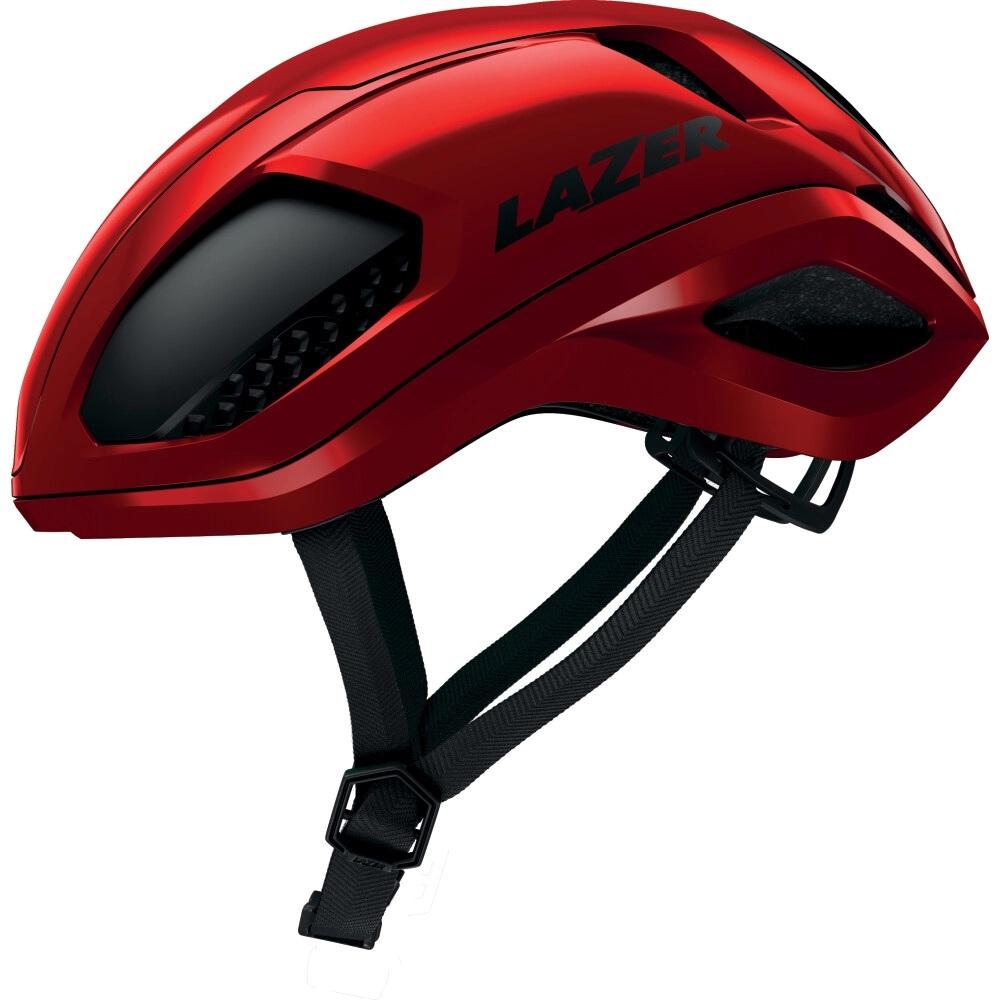 LAZER Helm Vento KinetiCore Road Metallic Red (M) - aerodynamischer Rennradhelm
