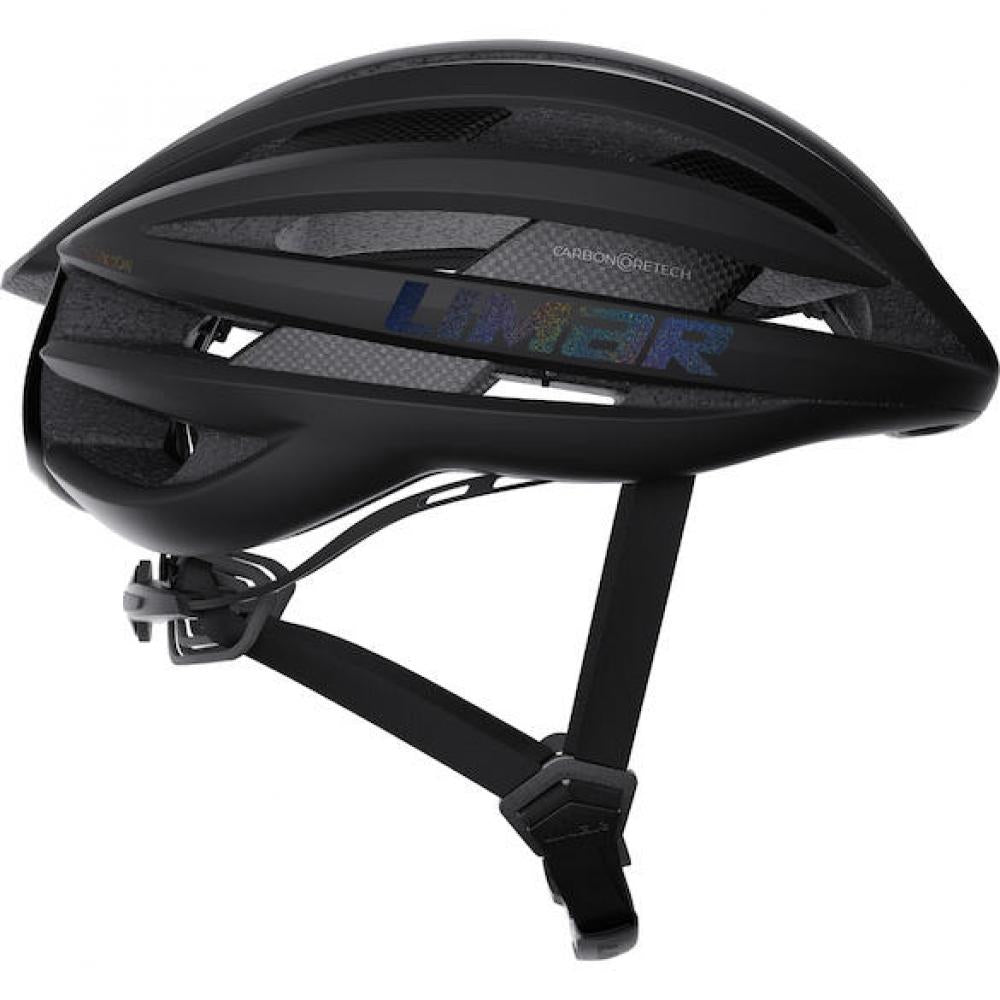 Limar Air Pro Fahrradhelm Größe L - Carbon Rennradhelm Iridescent Matt Black