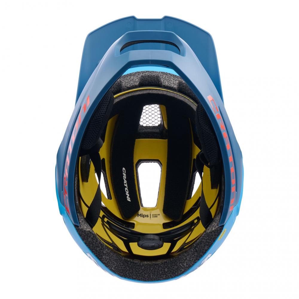 CRATONI Madcat MIPS Kinder-Fullface-Helm S-M - blue matt