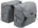 New Looxs Doppelpacktasche Mondi Joy Double RT 37 l Grey - praktische Gepäcklösung fürs Fahrrad