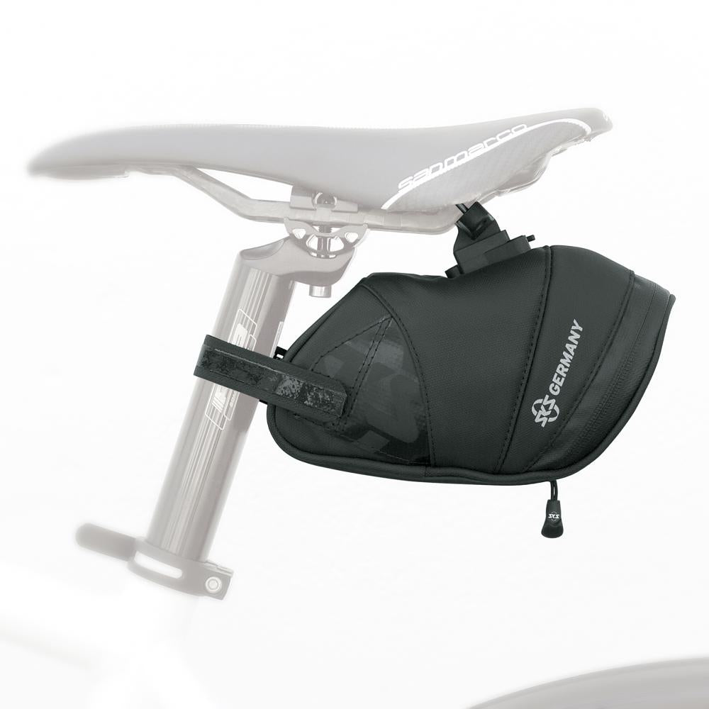 Sks Satteltasche Explorer Click 800 Schwarz Wasserdicht, Robuste Befestigung, 800 Ml Volumen, Reflektierende Elemente, Ideal Für Bikepacking Und Touren