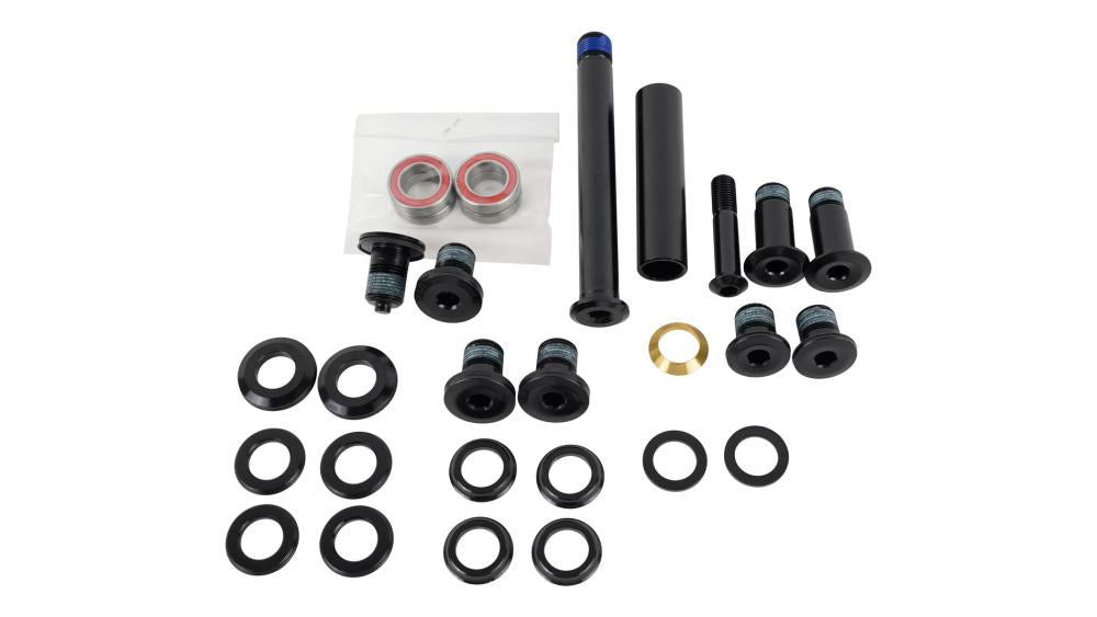 KENEVO FSR Gen.2 MY20 Federungslager Schrauben-Kit - Pivot Bolzen Set mit Distanzscheiben - Adapter