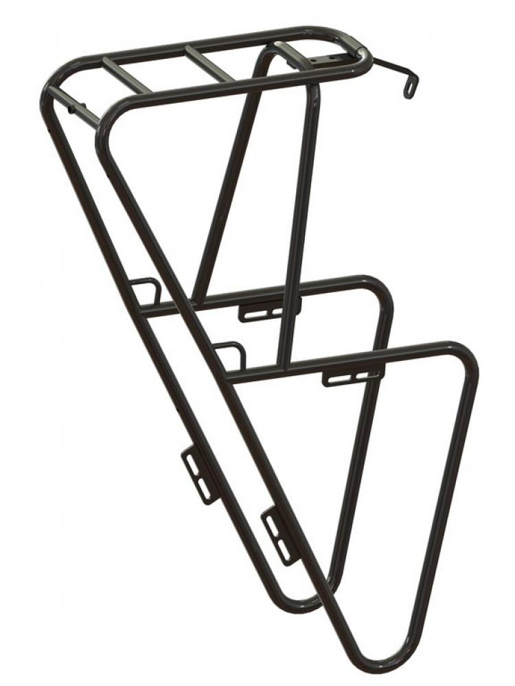 Tubus VR Grand Expedition Frontgepäckträger schwarz, stabile Lösung für 26-28 Zoll Fahrräder.