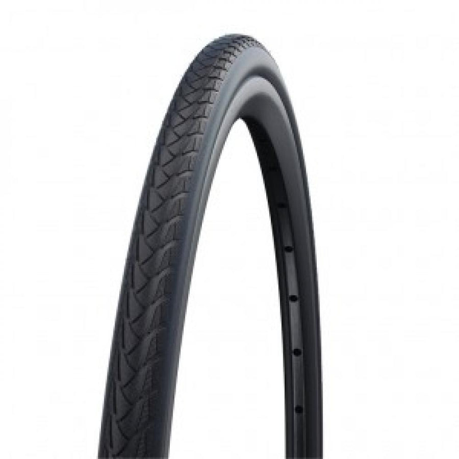 Schwalbe Rollstuhl MARATHON PLUS Evolution Line 26x1,0 Zoll (25-559) Schwarz - unplattbarer Rollstuhlreifen