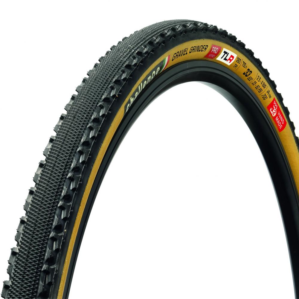Challenge Gravel-Reifen Gravel Grinder Pro Handmade TLR 33-622 Schwarz/braun - schneller Gravel-Allrounder