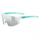 UVEX Skyrise Jr. Kinder-Sportbrille weiß-grün matt, Spiegel Silber, S3, UV400, bruchsicher