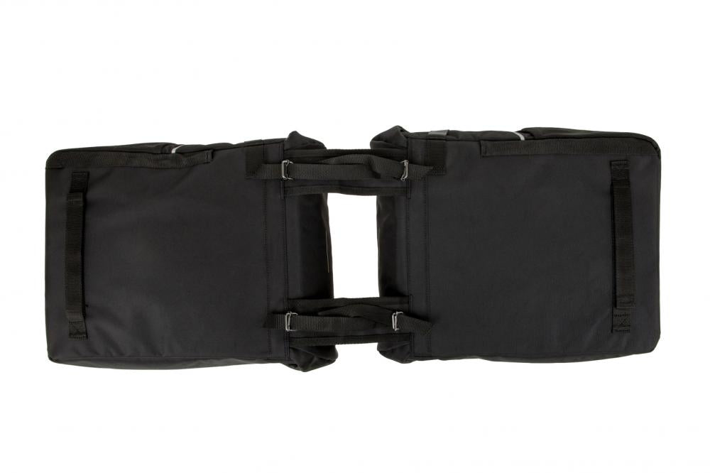 New Looxs Doppelpacktasche Vigo Double Black Green 2x 18 l Black - vielseitiger Gepäckträger-Allrounder