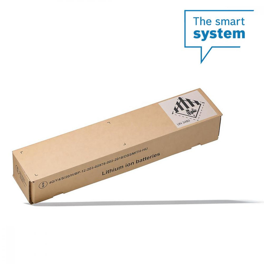 Bosch Transportverpackung PowerTube 625 - sichere, ADR-konforme Akkubox für den Versand