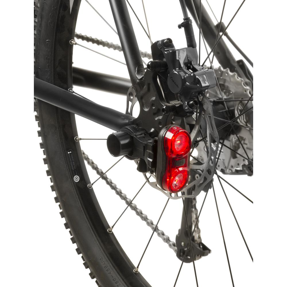 M-WAVE Axle Mount Lampenhalter zur Achsmontage Aluminium-Halter für Fahrradbeleuchtung