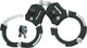 Master Lock Handschellenschloss Street Cuff 8200 76 Schwarz - extrem sicheres Fahrradschloss
