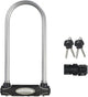 Master Lock Bügelschloss 8195LW Grau 13 mm x 280 mm x 110 mm - hohe Diebstahlsicherheit