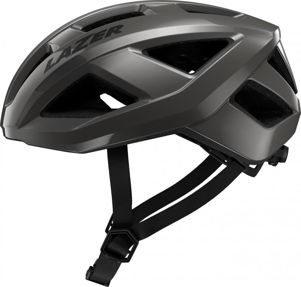 LAZER Helm Tonic KinetiCore Road Titanium S 52-56 cm - leichter Rennradhelm mit starker Belüftung