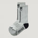 FOX Foxsox Logo Coolmax Radsocken Weiß S/M mit 7-Zoll-Schaft