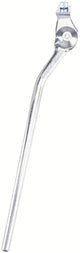 Pletscher Seitenständer 28 Zoll - klassischer Aluminium-Fahrradständer zur Montage an Ständerplatte, robust und standfest, poliert, silber
