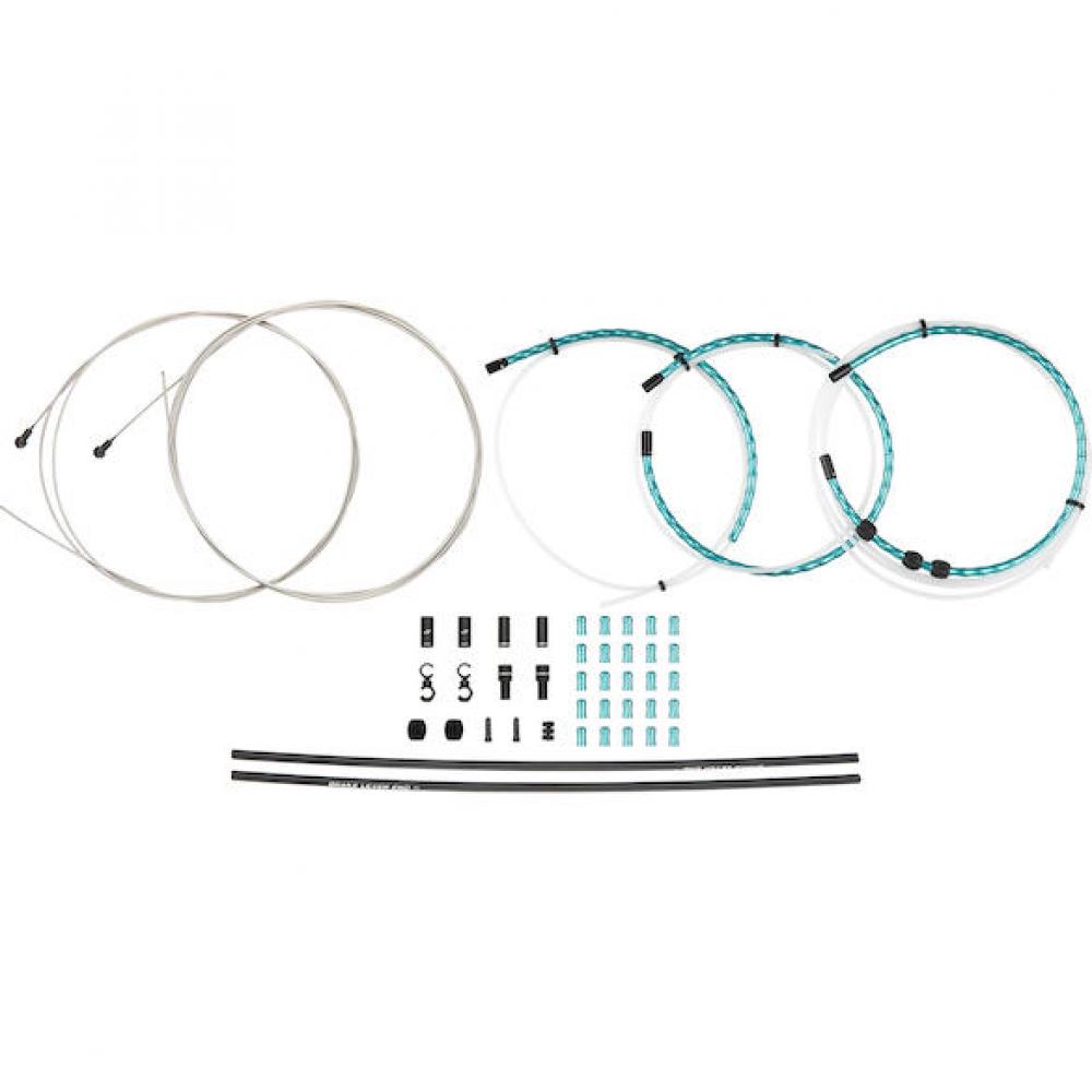 Jagwire Bremszugset Road Elite Link Standardlänge Ltd. Celeste - präzises Bremsupgrade