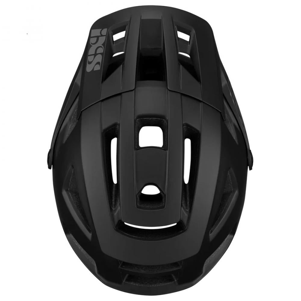 IXS Sports Division iXS Trigger AM helmet S/M black - leichter All-Mountain-Helm mit Top-Belüftung