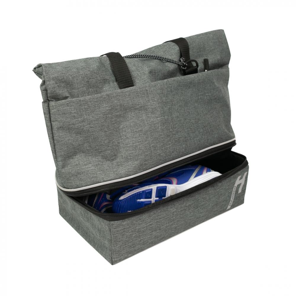Haberland Gepäckträgeraufsatztasche Lena grau - flexible UniKlip 2 Transportlösung