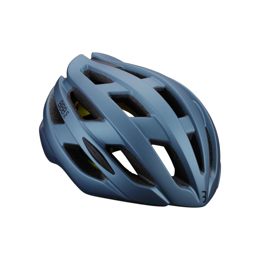 BBB Cycling Helm Hawk MIPS L matt heritage blau, leichter Allround-Fahrradhelm von der Seite.