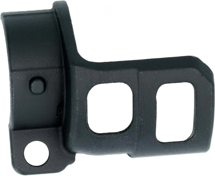 Schwarze SHIMANO Halterung für SL-M8000 Schalthebel, mit Aussparungen, ca. 11g.