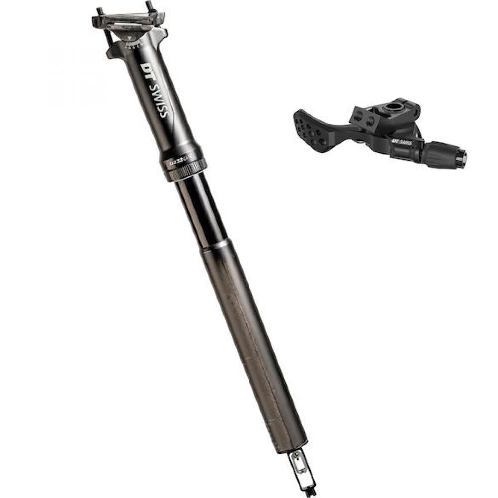 DT Swiss Vario-Sattelstütze D 232 Alu 60 27,2 mm Schwarz - leichte XC-Teleskopstütze