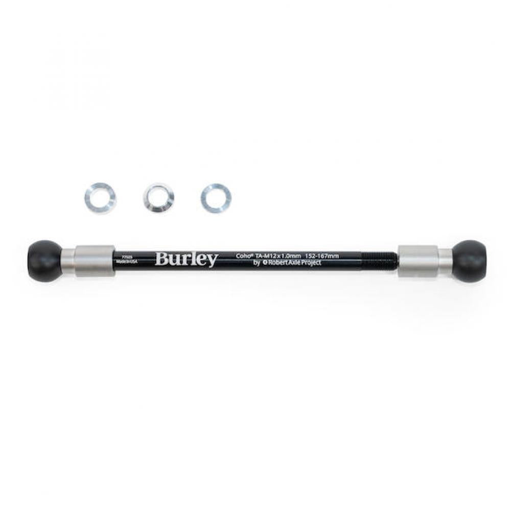 Burley Steckachse COHO XC für UDH M12x1.0, 152-167 mm Schwarz - sichere Anhänger-Befestigung