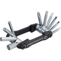 Merida Multitool 11-in-1 Schwarz - Hochwertiges Fahrradwerkzeug mit Aluminium-Griffschalen