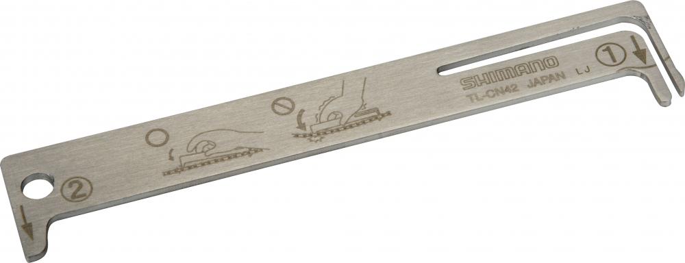 SHIMANO TL-CN42 Kettenmesslehre Kettenmesslehre - Präzises Prüfwerkzeug für Fahrradketten