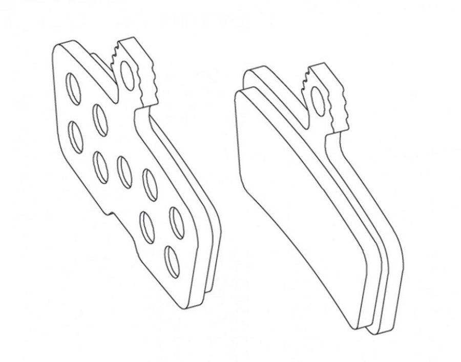 Avid Scheibenbremsbelag Set Code MY 11 organisch/Stahl DB8