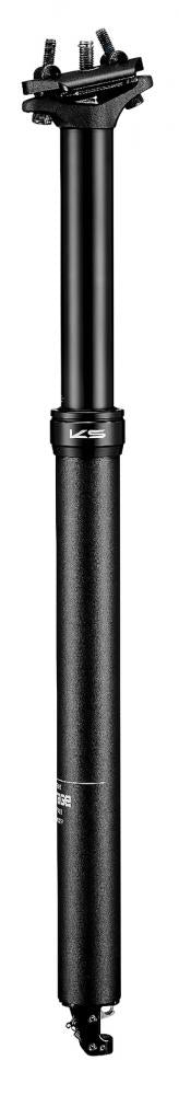 Ks Vantage Teleskopsattelstütze 30,9 Millimeter 140-110 Millimeter Hub 438-408 Millimeter Traveltune Intern Schwarz