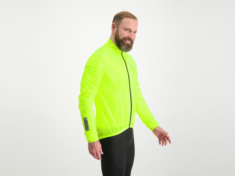 BBB Cycling BaseShield BBW-148 Fahrradjacke M neon gelb - ultraleichter Wind- & Regenschutz