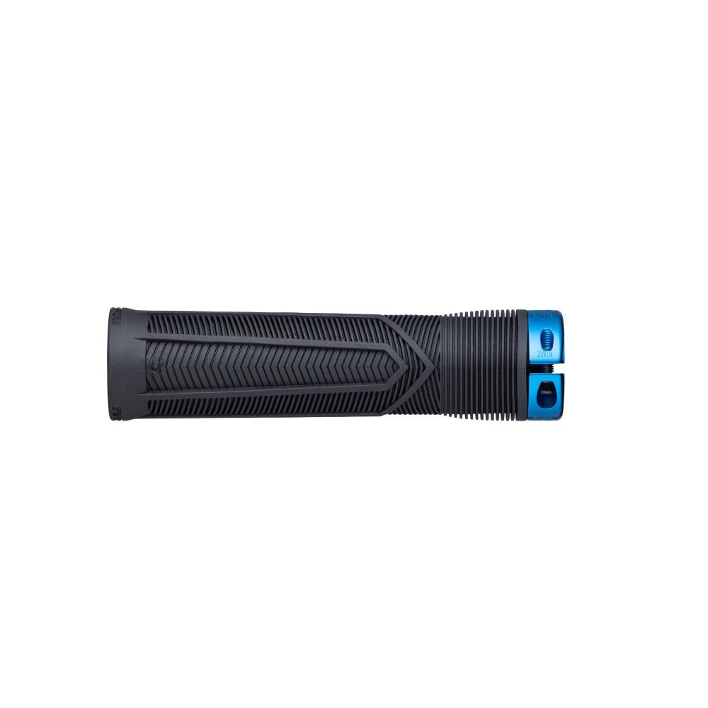 Race Face Chester Lock-On Griff 136/34mm black/turquoise - sicherer Halt und Kontrolle