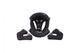 iXS Ersatz-Polsterkit Phobos schwarz L - Innenpolster-Set für iXS Phobos Helm, herausnehmbar, waschbar, atmungsaktiv & passgenau für optimalen Tragekomfort