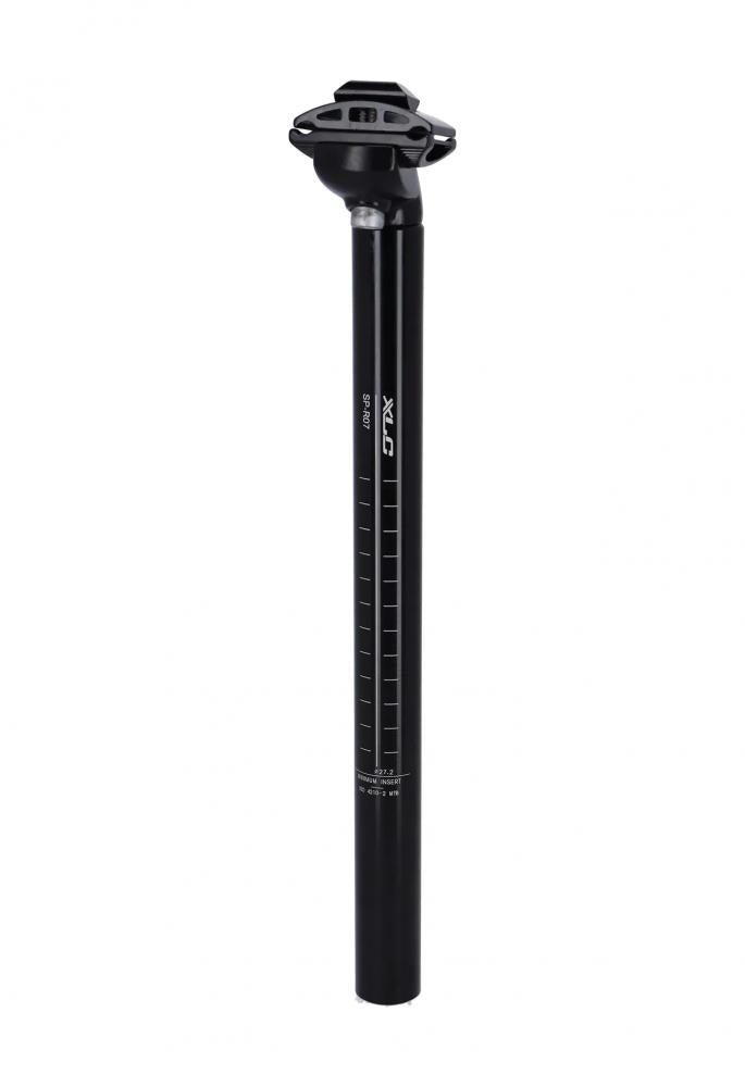 XLC Sattelstütze SP-R07 schwarz, Ø25,4 mm, Länge 350 mm, hochwertige Aluminiumkonstruktion, ideal für City- und Trekkingräder, langlebig und leicht