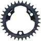 FSA Kettenblatt MTB Pro Megatooth 2x 36T Schwarz - maximaler Kettenhalt für moderne Antriebe