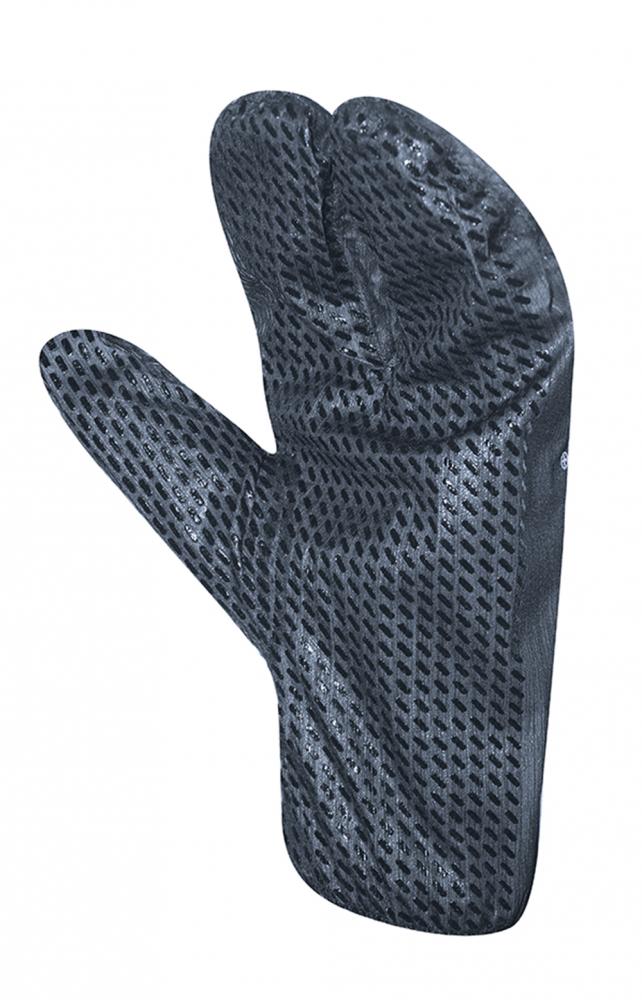 CHIBA Rain Shield Superlight - Lobster-Überzughandschuh, wind- & wasserabweisend, Größe M, schwarz